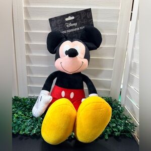 Buckle-Down Mickey Red Plush Pet Squeaky Toy